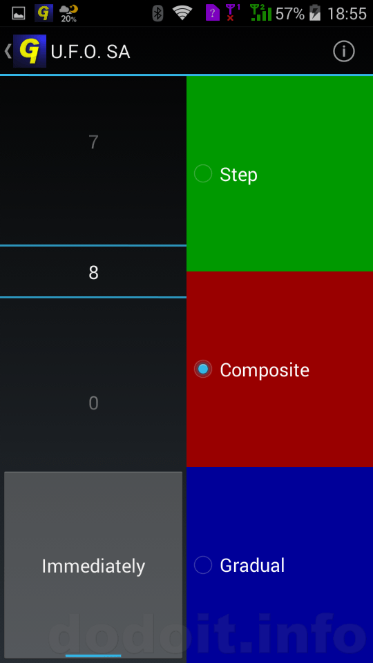 Immediatelyモード