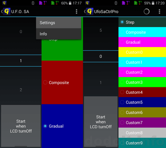 UfoSaCtrlProスクリーンショット6 Basic Advance比較画面